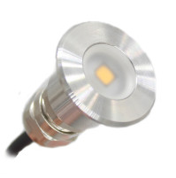  Single Pods Waterproof IP67  - Flat Surface LED Step/Stair/Deck Light - FLAT NON-POLISHED STAINLESS STEEL LED COURTESY LIGHT- WK-SS1FSX - AZLED
